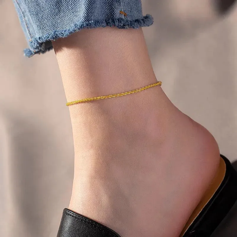 Radiant Gold Anklet