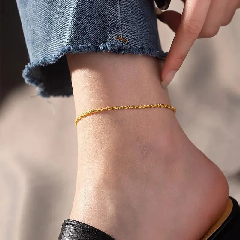 Radiant Gold Anklet