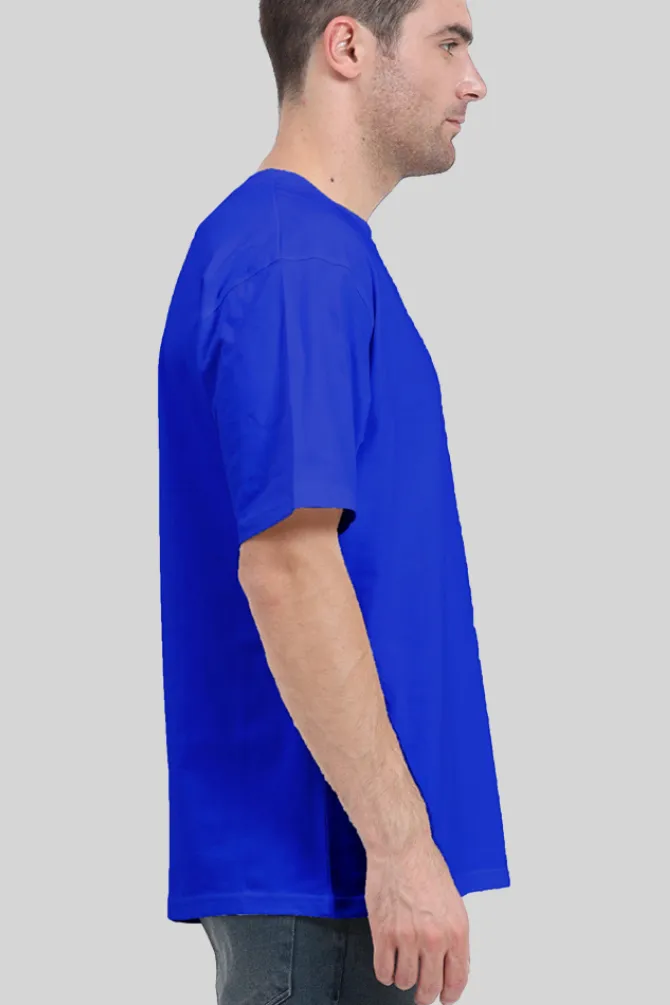 Royal Blue Oversized T-shirt for men