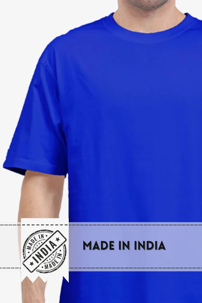 Royal Blue Oversized T-shirt for men