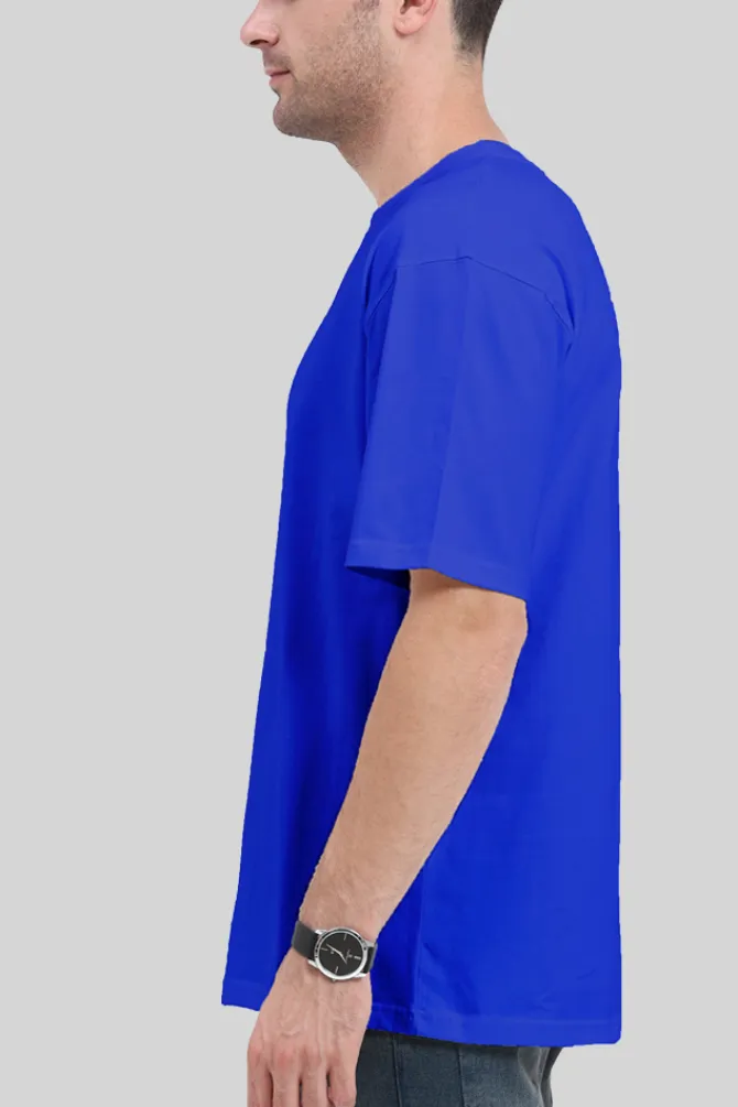 Royal Blue Oversized T-shirt for men