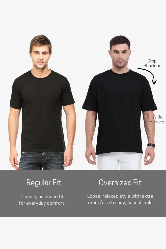 Royal Blue Oversized T-shirt for men