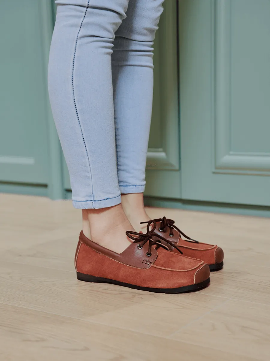 Rumour Has It | Destra Suede Moccasin - Brown