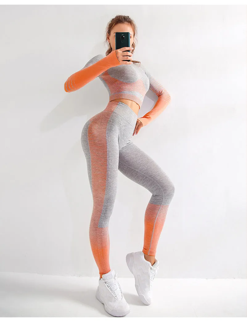 Seamless Ombre Yoga Set