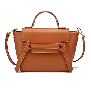 SIBY Girl's Crossbody Sling Bag (Brown)