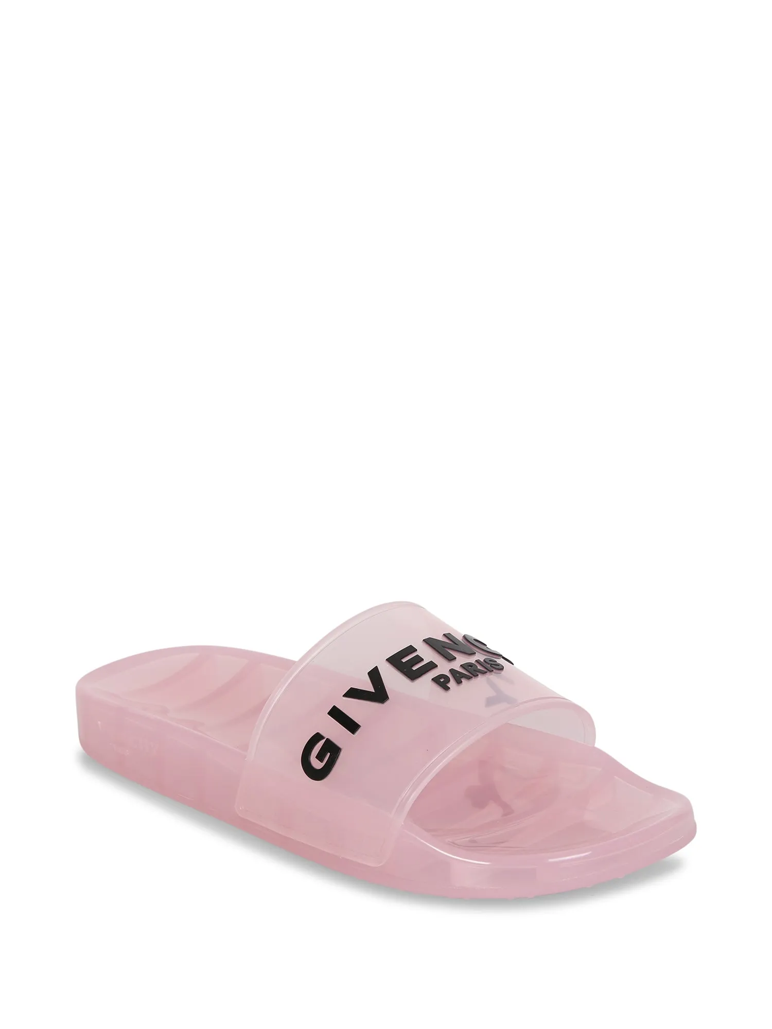 Slides with logo light pink