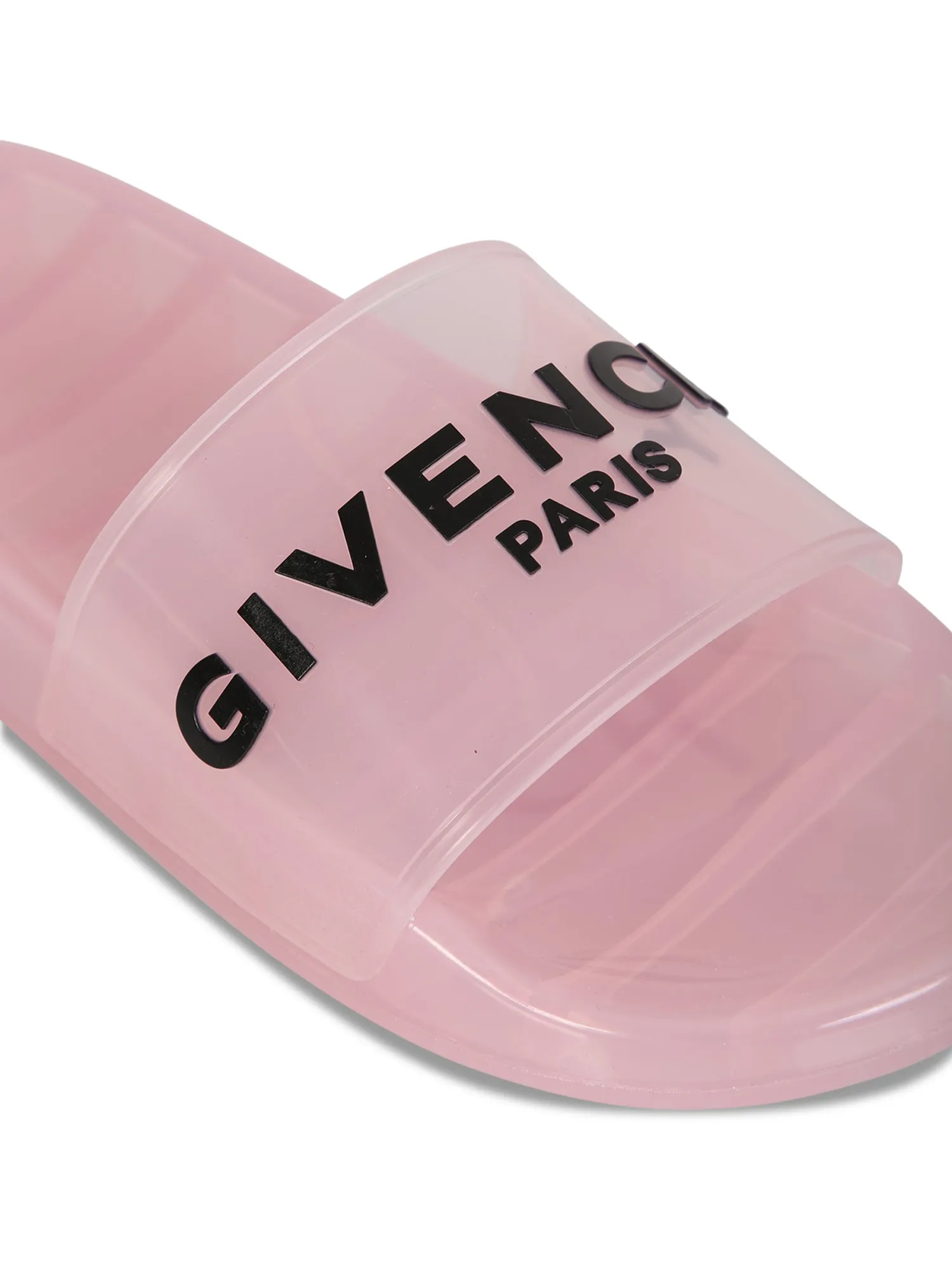 Slides with logo light pink