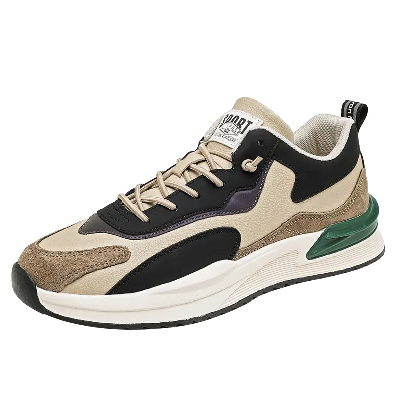Sohiwoo Men's Shoes 2024 New Spring Autumn Running Sports Leisure Shoes Outdoor Breathable Men Fashionable Versatile Trendy Footwear