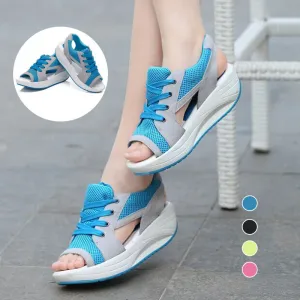 Sportieve casual schoenen voor vrouwen met dikke zool