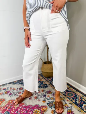Straight Leg Front Pocket Pants