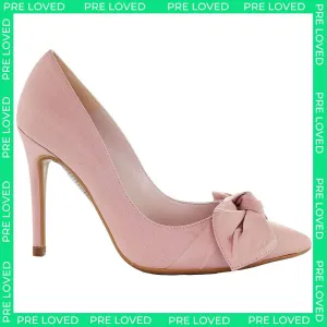 Ted Baker Hyana Moire Bow Womens Pink Court Shoes NO BOX