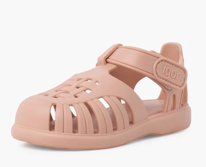 Tobby Solid Sandals with adhesive strip