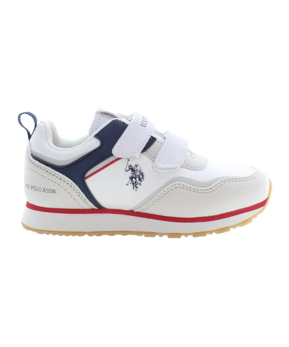 US POLO KIDS TRAINERS WITH VELCRO CLOSURE