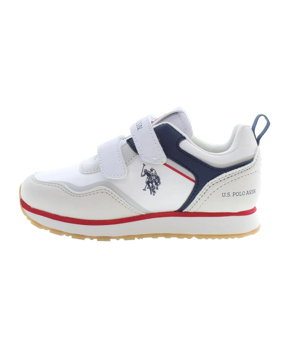 US POLO KIDS TRAINERS WITH VELCRO CLOSURE