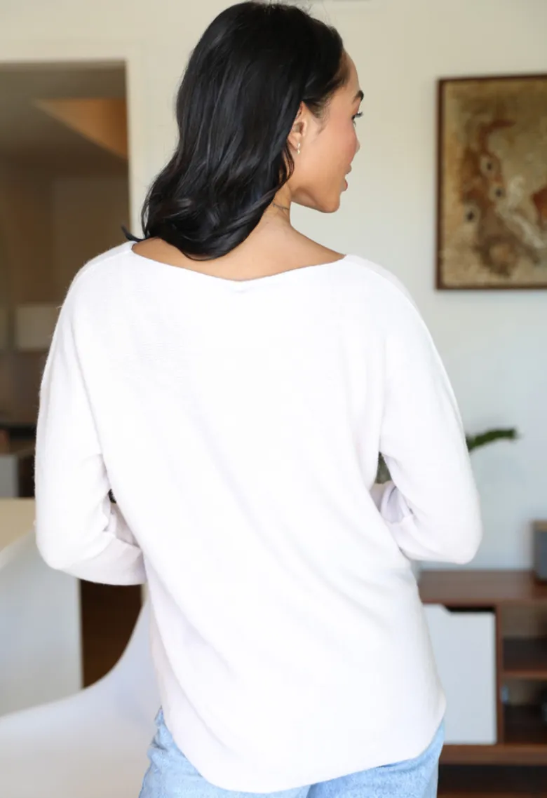 V-neck Scoop Sweater