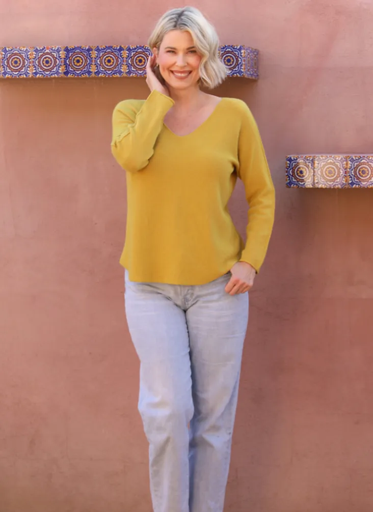 V-neck Scoop Sweater