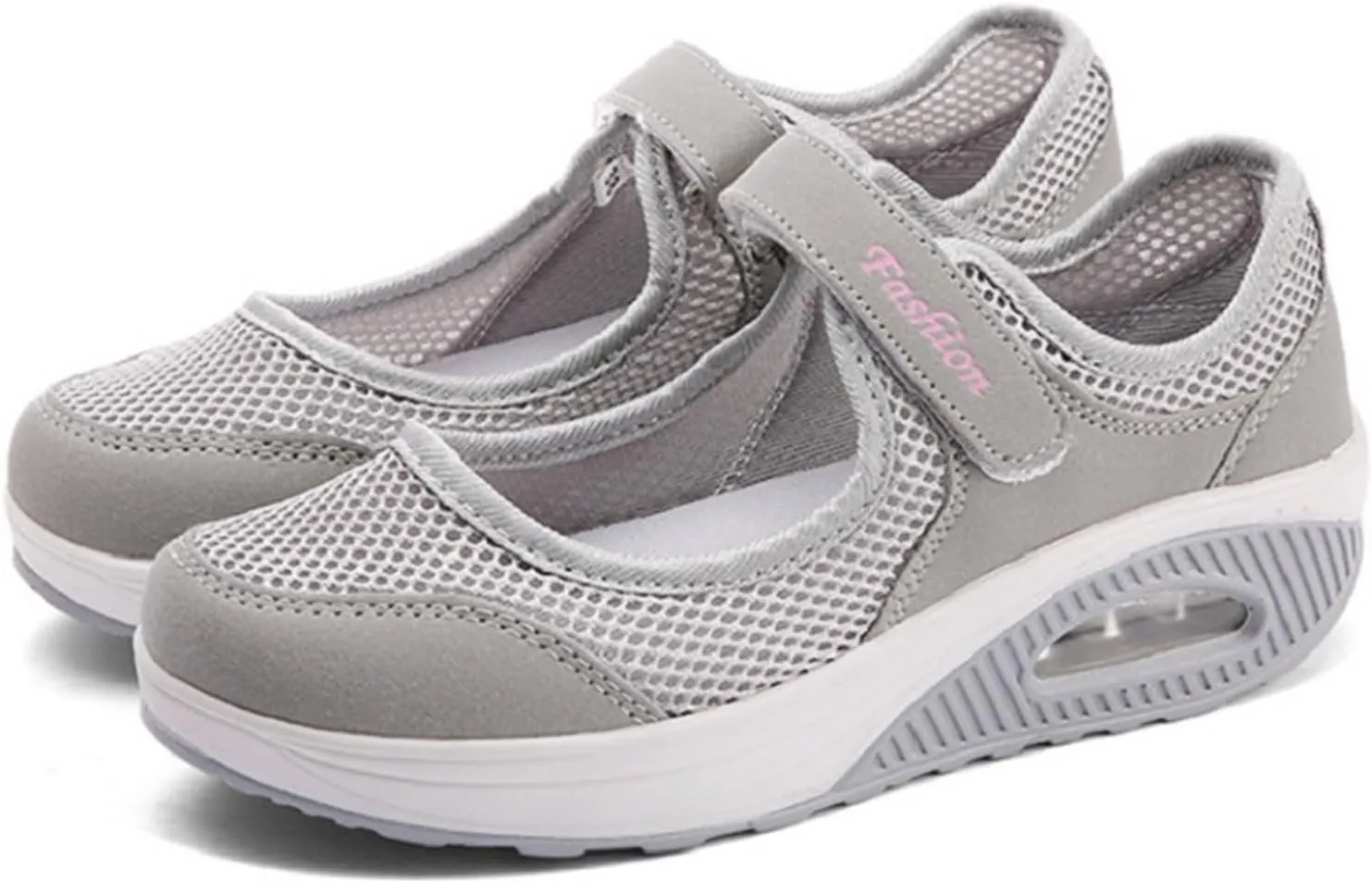 Women Slip On Walking Sneakers Mesh Lightweight Tennis Workout Non Slip Running Shoes