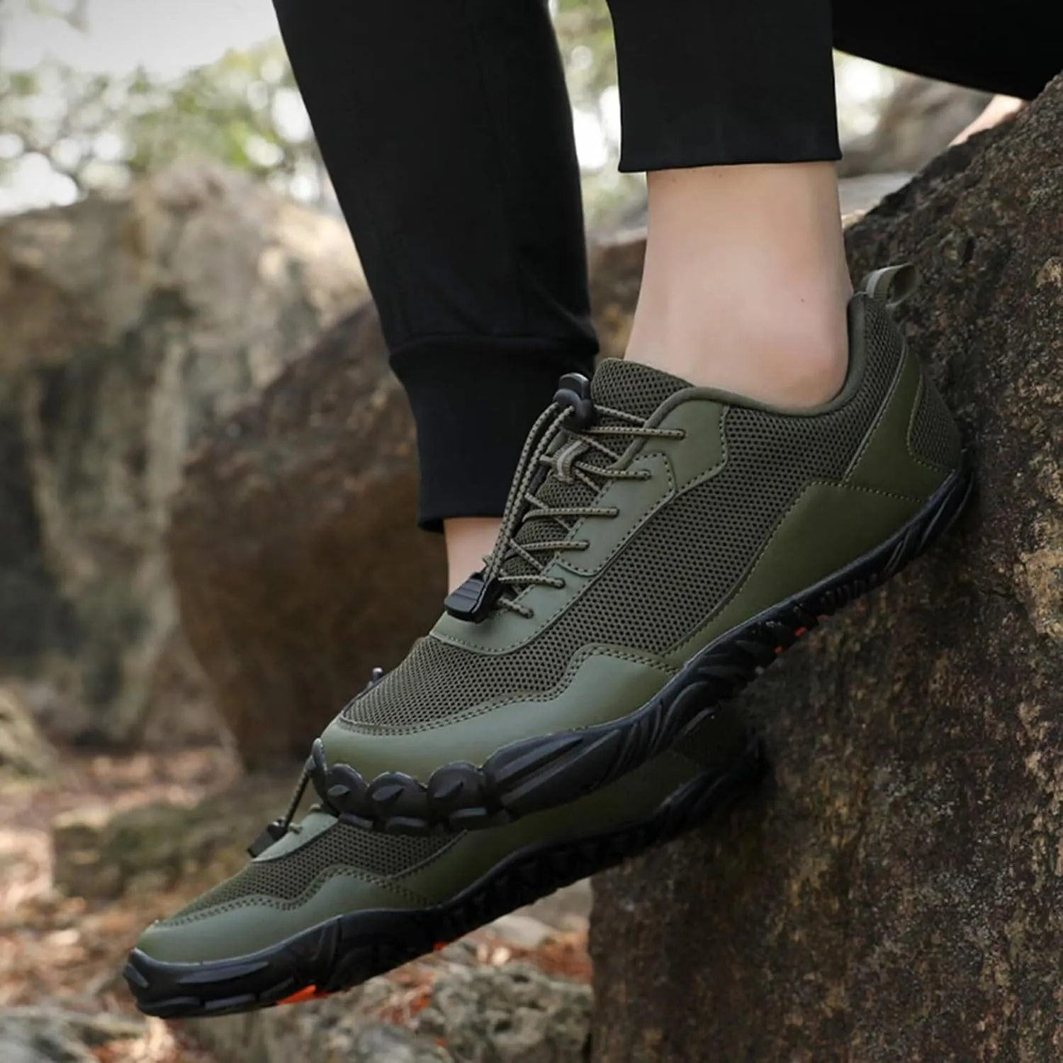 Women's Barefoot & Minimalist Shoe Mens Trail Running Running Non-Slip Casual Workout Footwear for Aqua Swimming Trail Running Cross Training