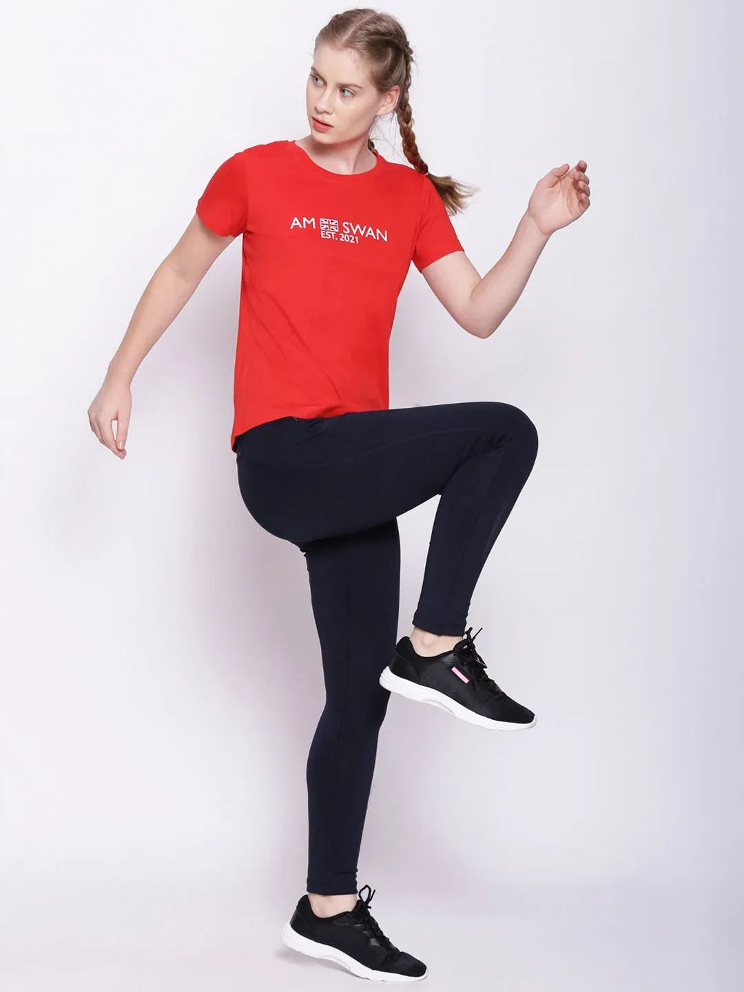 Womens Premium Cotton Printed Half Sleeve T-Shirts