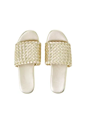 Woven Sliders Gold