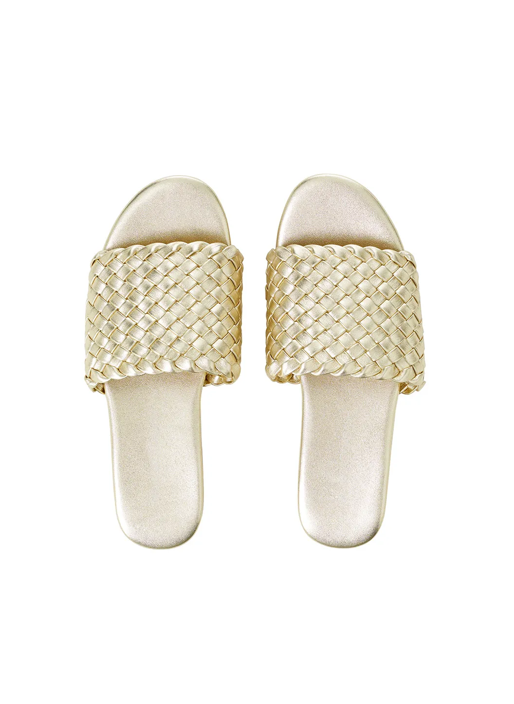 Woven Sliders Gold