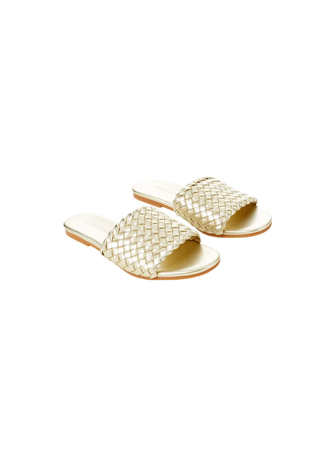Woven Sliders Gold